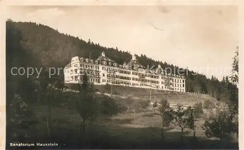 AK / Ansichtskarte Schaufling Sanatorium Hausstein Schaufling