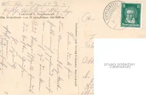 AK / Ansichtskarte Sudelfeld Panorama Skigelaende Sudelfeld