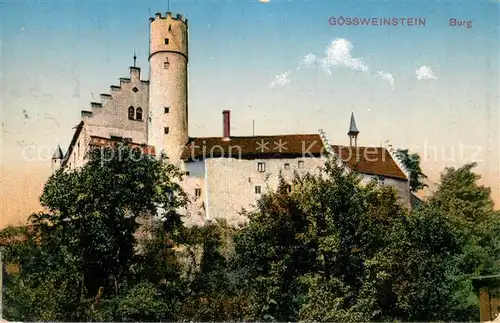 AK / Ansichtskarte Goessweinstein Burg Goessweinstein