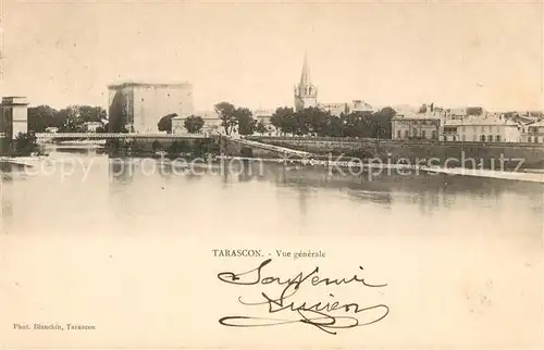 AK / Ansichtskarte Tarascon_Bouches du Rhone Vue generale Tarascon Bouches du Rhone