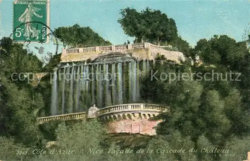 AK / Ansichtskarte Nice_Alpes_Maritimes Facade de la Cascade du Chateau Nice_Alpes_Maritimes