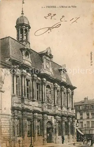 AK / Ansichtskarte Troyes_Aube Hotel de Ville Troyes Aube