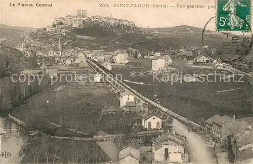 AK / Ansichtskarte Saint Flour_Cantal Le Plateau Central Vue generale Saint Flour Cantal