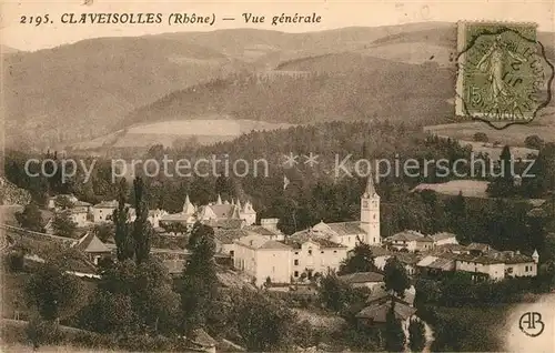 AK / Ansichtskarte Claveisolles Vue generale Claveisolles