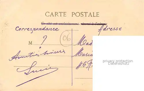 AK / Ansichtskarte Menton_Alpes_Maritimes Les Rochers Rouges Menton_Alpes_Maritimes