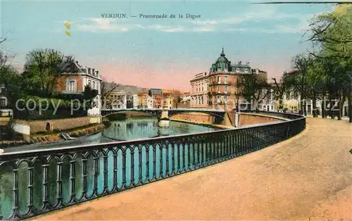 AK / Ansichtskarte Verdun_Meuse Promenade de la Digue Verdun Meuse