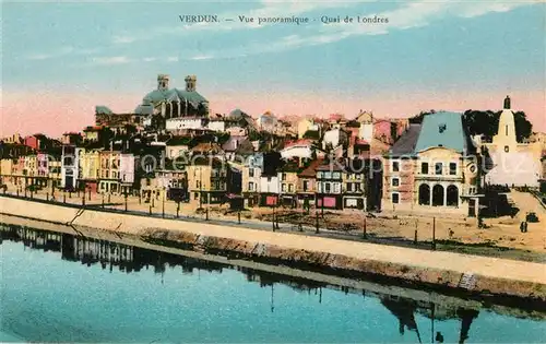 AK / Ansichtskarte Verdun_Meuse Vue panoramique Quai de Londres Verdun Meuse