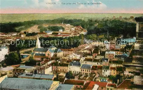 AK / Ansichtskarte Verdun_Meuse Vue prise des Tours de la Cathedrale Verdun Meuse
