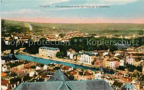 AK / Ansichtskarte Verdun_Meuse Vue panoramique prise des Tours de la Cathedrale Verdun Meuse
