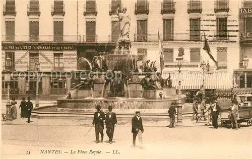 AK / Ansichtskarte Nantes_Loire_Atlantique La Place Royale Nantes_Loire_Atlantique