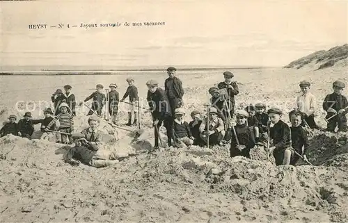 AK / Ansichtskarte Heyst sur Mer Jayeux souvenir de mes vacances Heyst sur mer