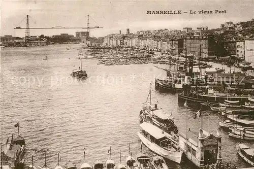 AK / Ansichtskarte Marseille_Bouches du Rhone Le vieux Port Marseille