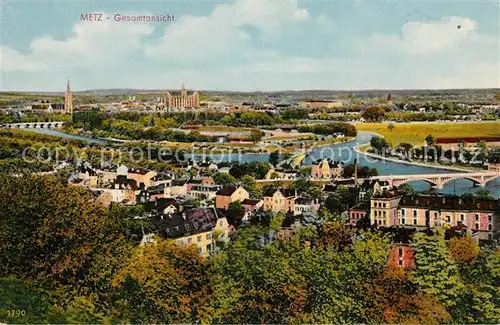 AK / Ansichtskarte Metz_Moselle Panorama Metz_Moselle