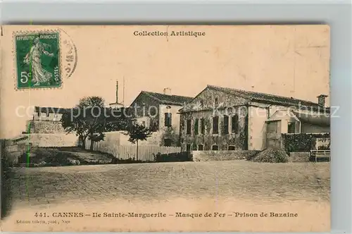 AK / Ansichtskarte Cannes_Alpes Maritimes Ile Sainte Marguerite Masque de Fer Prison de Bazaine Cannes Alpes Maritimes