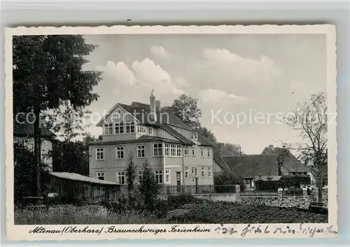 AK / Ansichtskarte Altenau_Harz Braunschweiger Ferienheim Altenau Harz