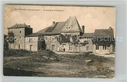 AK / Ansichtskarte Ecordal Ancien Chateau Ecordal