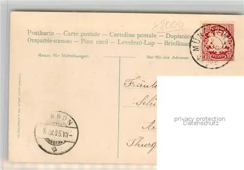 AK / Ansichtskarte Muenchen Stadtpanorama Isarbruecke Kinder mit Hund Bierkrug Muenchen