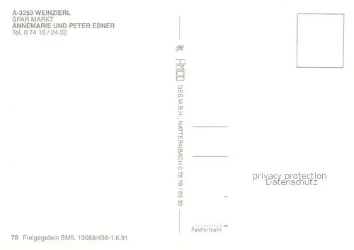 AK / Ansichtskarte Weinzierl_Walde Fliegeraufnahme Weinzierl Walde