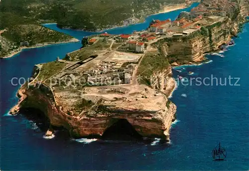 AK / Ansichtskarte Bonifacio_Corse_du_Sud Fliegeraufnahme Grotte Chapeau de Napolen  Bonifacio_Corse_du_Sud