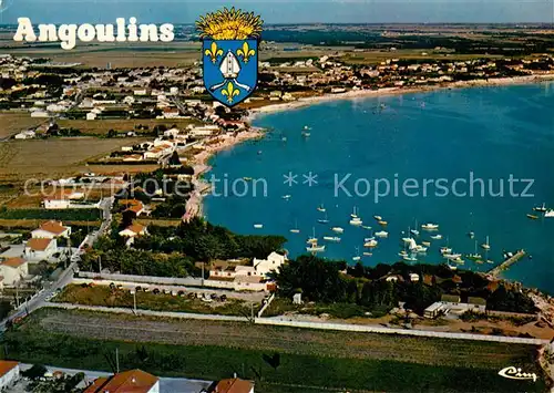 AK / Ansichtskarte Angoulins Fliegeraufnahme Plage Angoulins