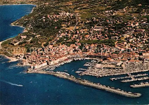 AK / Ansichtskarte Saint_Tropez_Var Fliegeraufnahme Saint_Tropez_Var
