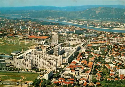 AK / Ansichtskarte Valence_sur_Rhone Fliegeraufnahme quartier Polygone  Valence_sur_Rhone