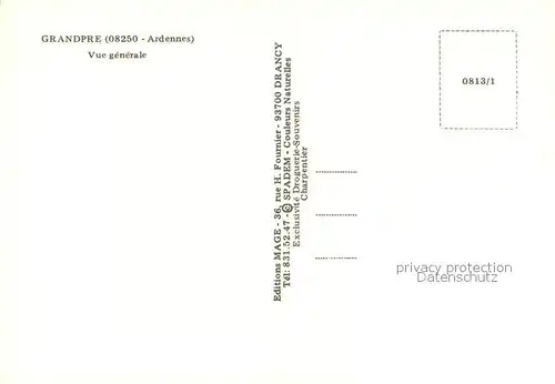 AK / Ansichtskarte Grandpre  Grandpre