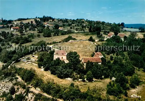 AK / Ansichtskarte Cajarc Fliegeraufnahme Maneau de Prajoux  Cajarc