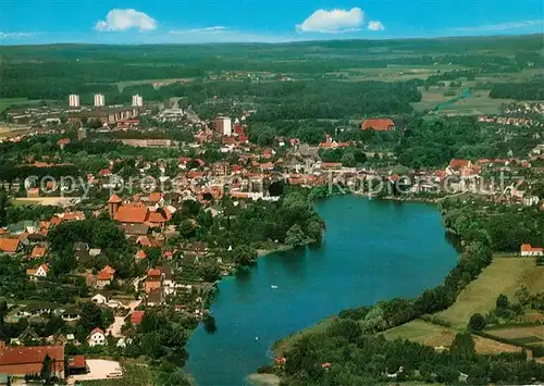 AK / Ansichtskarte Preetz_Holstein Fliegeraufnahme Preetz_Holstein