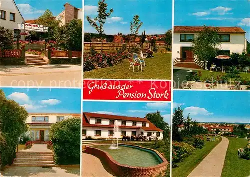 AK / Ansichtskarte Bad_Holzhausen_Luebbecke Pension Stork Bad_Holzhausen_Luebbecke