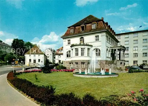 AK / Ansichtskarte Bad_Brueckenau Rathaus Taetsch r Brunnen Bad_Brueckenau