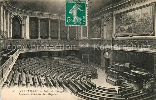 AK / Ansichtskarte Versailles_Yvelines Salle du Congres Ancienne Chambre des Deputes Versailles_Yvelines