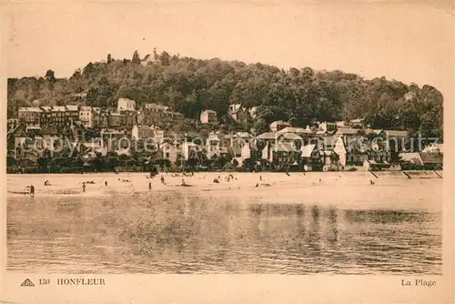 AK / Ansichtskarte Honfleur La Plage Honfleur