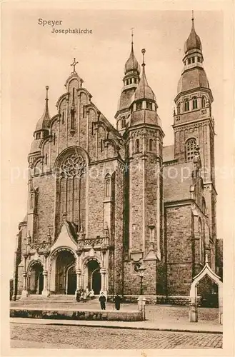 AK / Ansichtskarte Speyer_Rhein Josephskirche Speyer Rhein