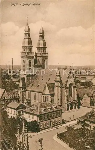 AK / Ansichtskarte Speyer_Rhein Josephskirche Speyer Rhein