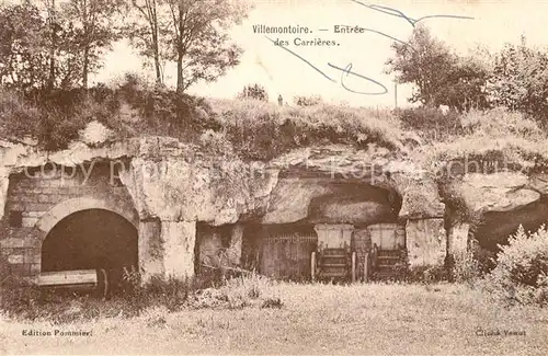 AK / Ansichtskarte Villemontoire Entree des Carrieres Villemontoire