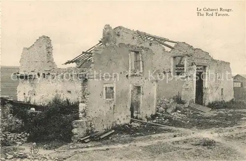 AK / Ansichtskarte Verdun_Meuse Le Cabaret Rouge Ruine Verdun Meuse