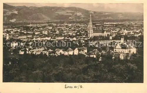 AK / Ansichtskarte Linz_Donau Stadtblick Linz_Donau
