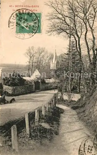 AK / Ansichtskarte Donville les Bains Le Sentier de l Eglise Donville les Bains