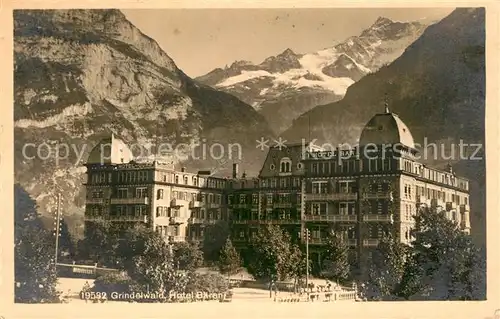 AK / Ansichtskarte Grindelwald Hotel Baeren Grindelwald