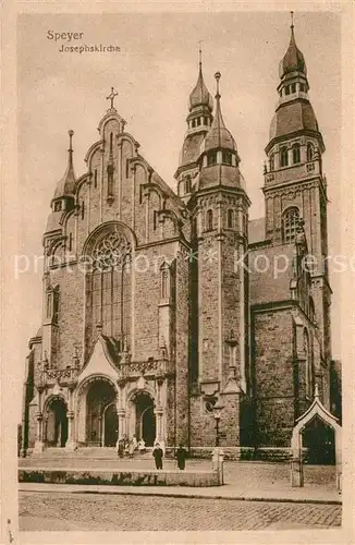 AK / Ansichtskarte Speyer_Rhein Josephskirche Speyer Rhein