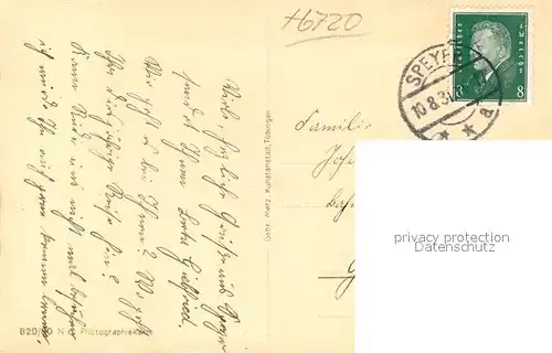 AK / Ansichtskarte Speyer_Rhein Dom Speyer Rhein