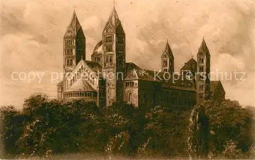 AK / Ansichtskarte Speyer_Rhein Kaiserdom Speyer Rhein