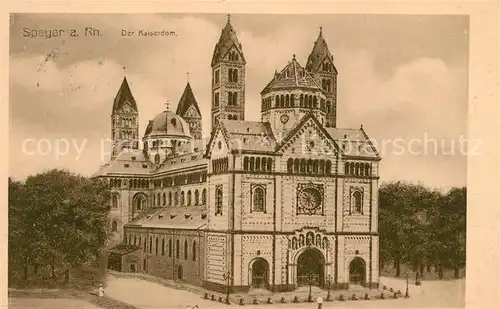 AK / Ansichtskarte Speyer_Rhein Kaiserdom Speyer Rhein