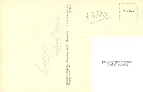 AK / Ansichtskarte Speyer_Rhein Fliegeraufnahme mit Dom Speyer Rhein