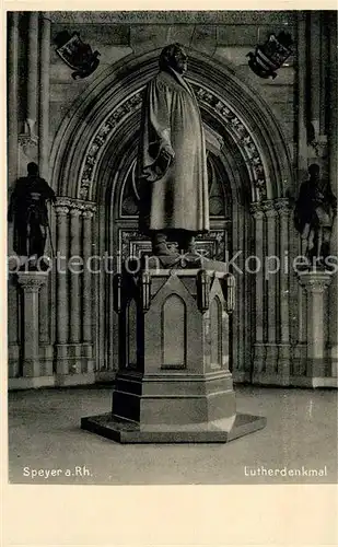AK / Ansichtskarte Speyer_Rhein Lutherdenkmal Speyer Rhein