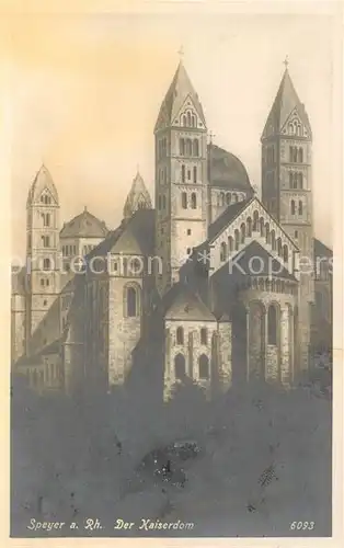 AK / Ansichtskarte Speyer_Rhein Der Kaiserdom Speyer Rhein