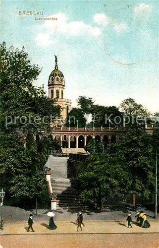 AK / Ansichtskarte Breslau_Niederschlesien Liebichshoehe Breslau_Niederschlesien