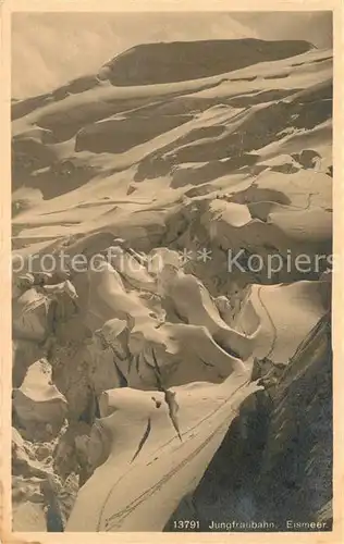 AK / Ansichtskarte Jungfraubahn Eismeer Jungfraubahn