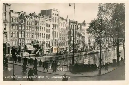 AK / Ansichtskarte Amsterdam_Niederlande Heerengracht bij Konigsplein Amsterdam_Niederlande